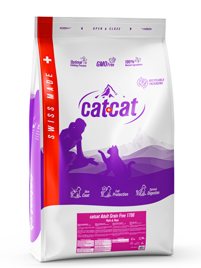 catcat® Adult Grain Free Pork & Peas