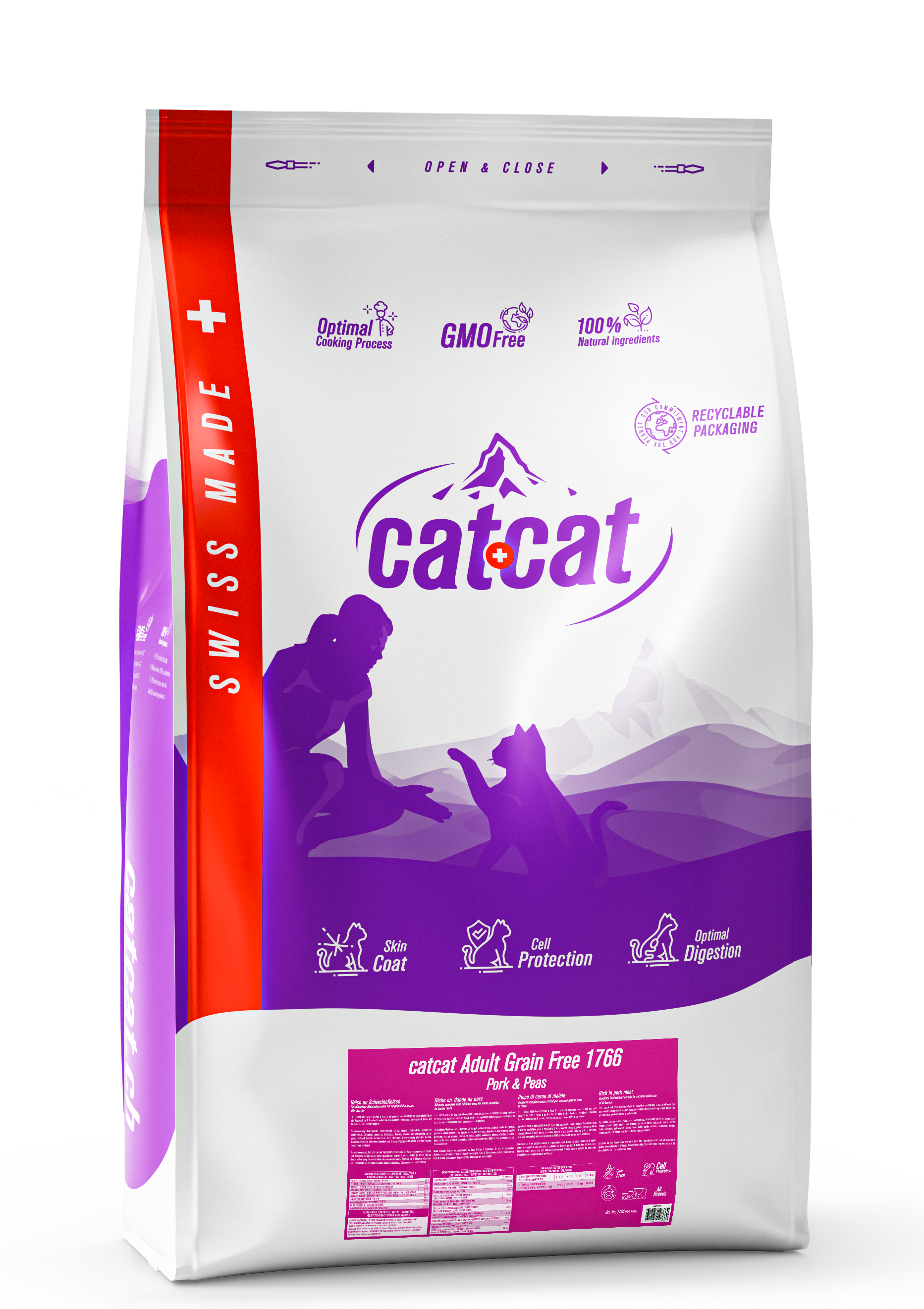 catcat® Adult Grain Free Pork & Peas - 1766